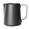 Olympia zwarte anti-kleef melkopschuimkan 900ml