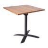 Opklapbare indoor bistro tafel Helsinki 70(l) x 70(b) x 75(h) cm