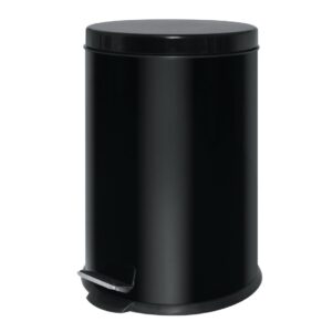 Pedaalemmer RVS zwart 20Ltr