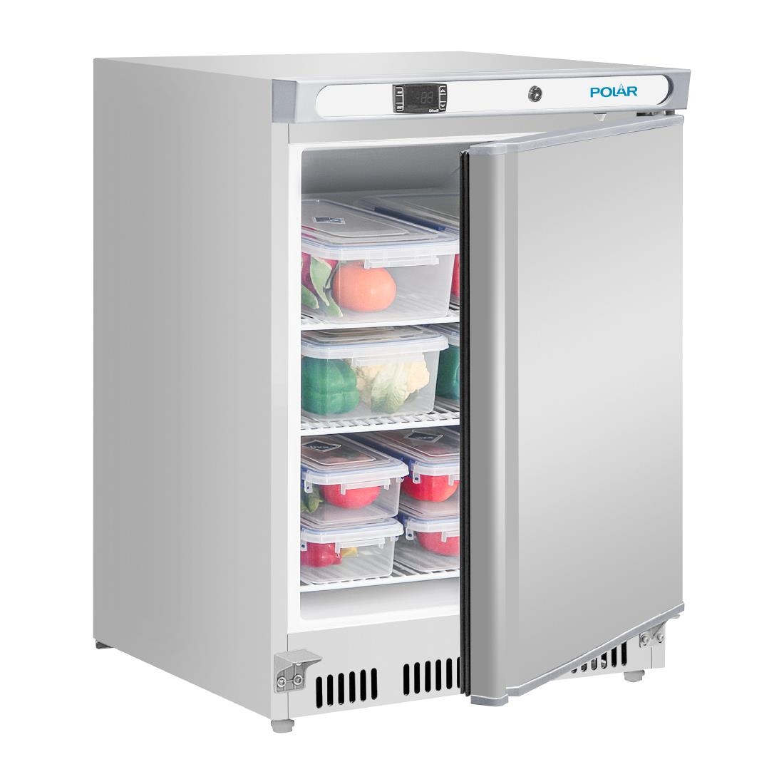 Polar C-Serie lage Koelkast Roestvrij Staal 150Ltr