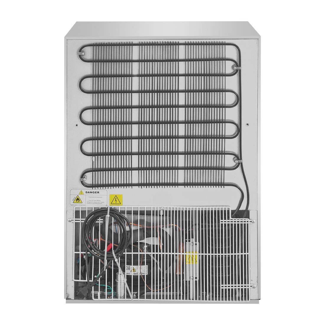 Polar C-Serie lage Koelkast Roestvrij Staal 150Ltr