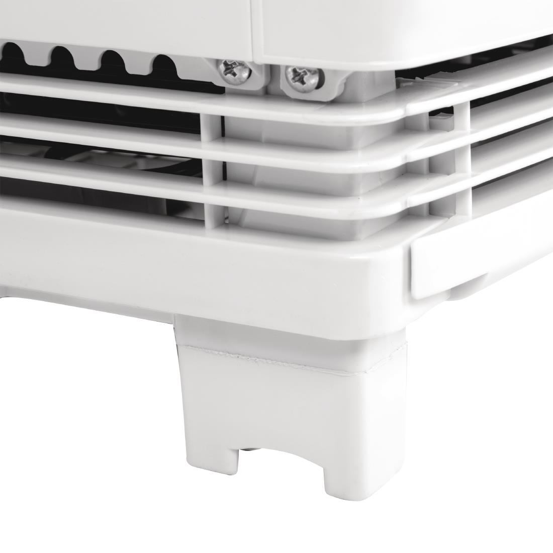 Polar C-Series Energie-Efficiënte Koelkast Met Gebogen Deur Wit 86Ltr