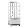 Polar C-Series Energie-Efficiënte Koelkast Met Gebogen Deur Wit 86Ltr