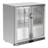 Polar G-serie 2-deurs barkoeling met klapdeuren RVS 208L