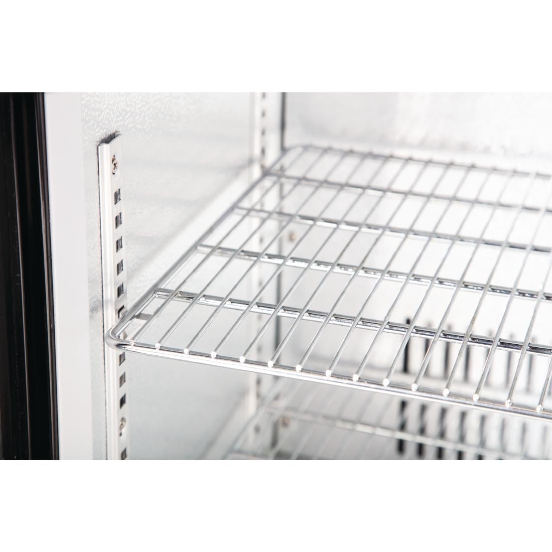 Polar G-serie 2-deurs barkoeling met schuifdeuren zwart 198L