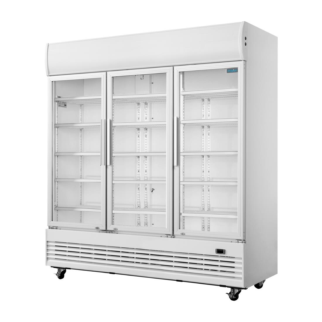 polar g serie driedeurs displaykoeling 1300l Polar G-serie driedeurs displaykoeling 1300L