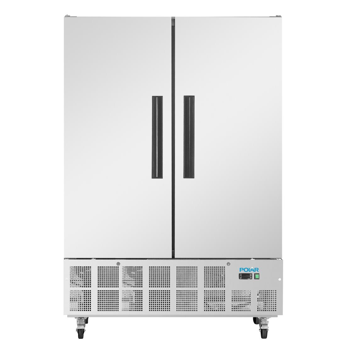 Polar g-serie dubbele deur slanke vriezer 960ltr