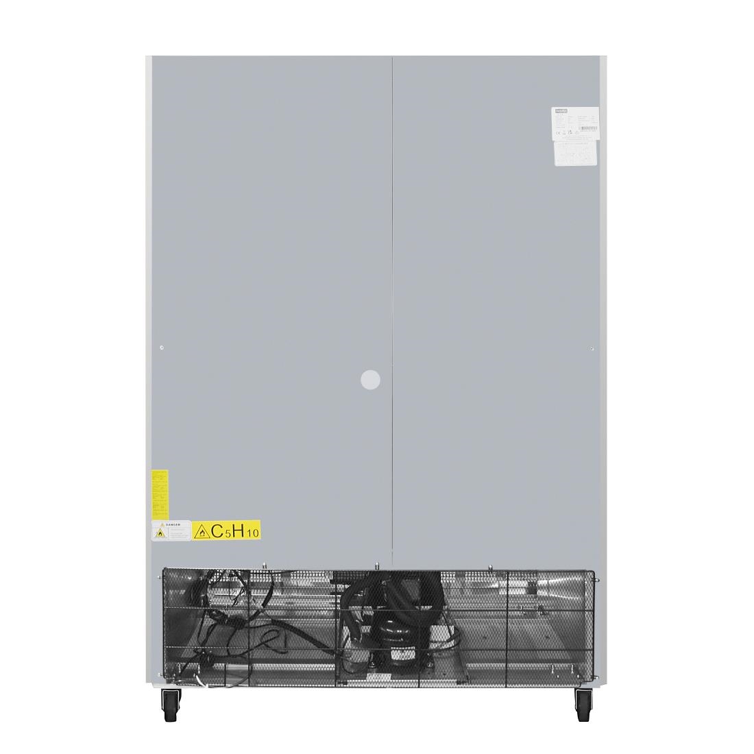 Polar g-serie dubbele deur slanke vriezer 960ltr