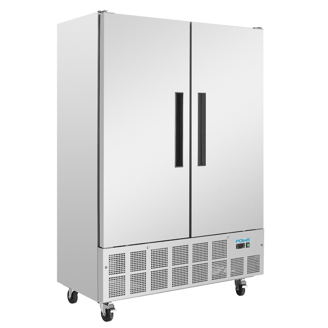 Polar g-serie dubbele deur slanke vriezer 960ltr