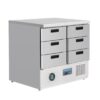 Polar G-serie koelwerkbank met 6 lades 240L
