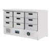 Polar G-serie koelwerkbank met 9 lades 368Ltr