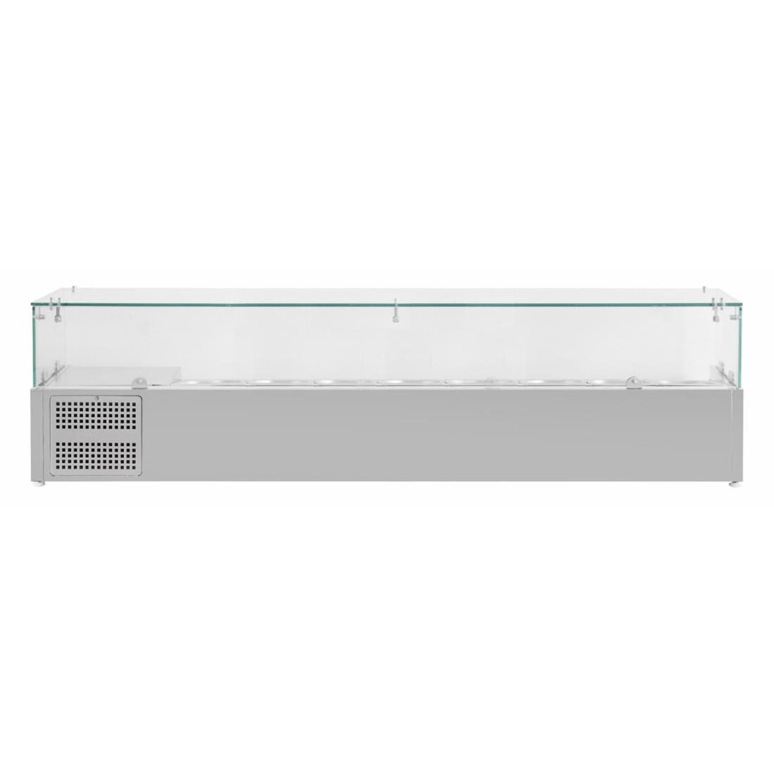 Polar G-serie opzetkoelvitrine 8x GN 1/4