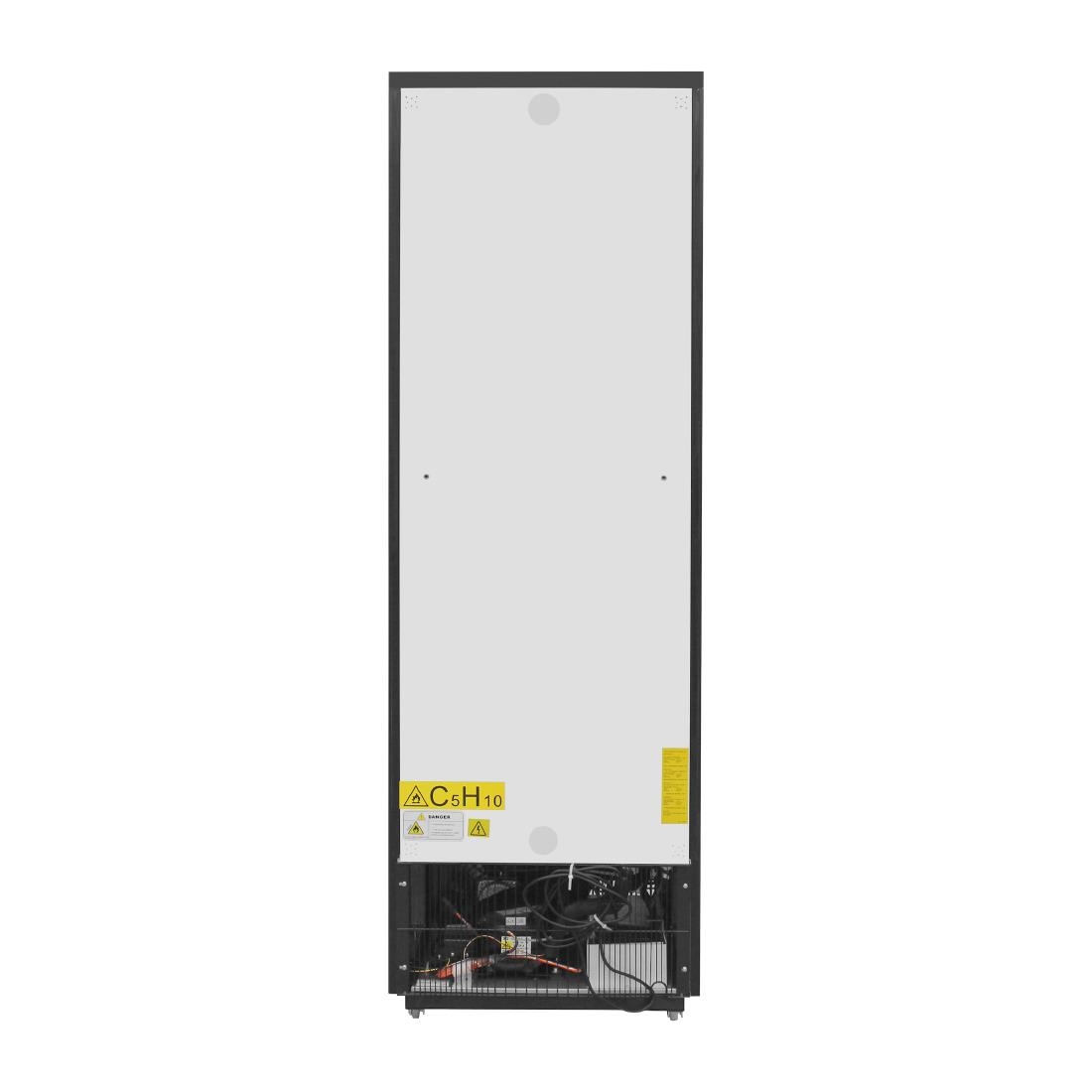 Polar G-serie staande barkoeling/display koeling 307L zwart