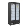 Polar G-serie staande barkoeling/display koeling met schuifdeuren 490L zwart