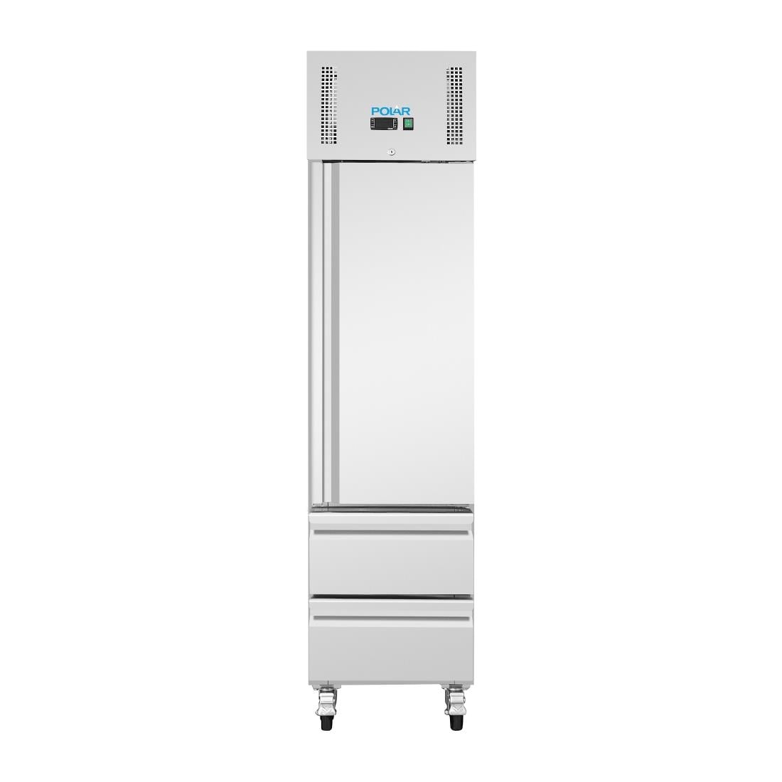 Polar G-Series GN-koelkast, slank model, met 1 deur en 2 laden