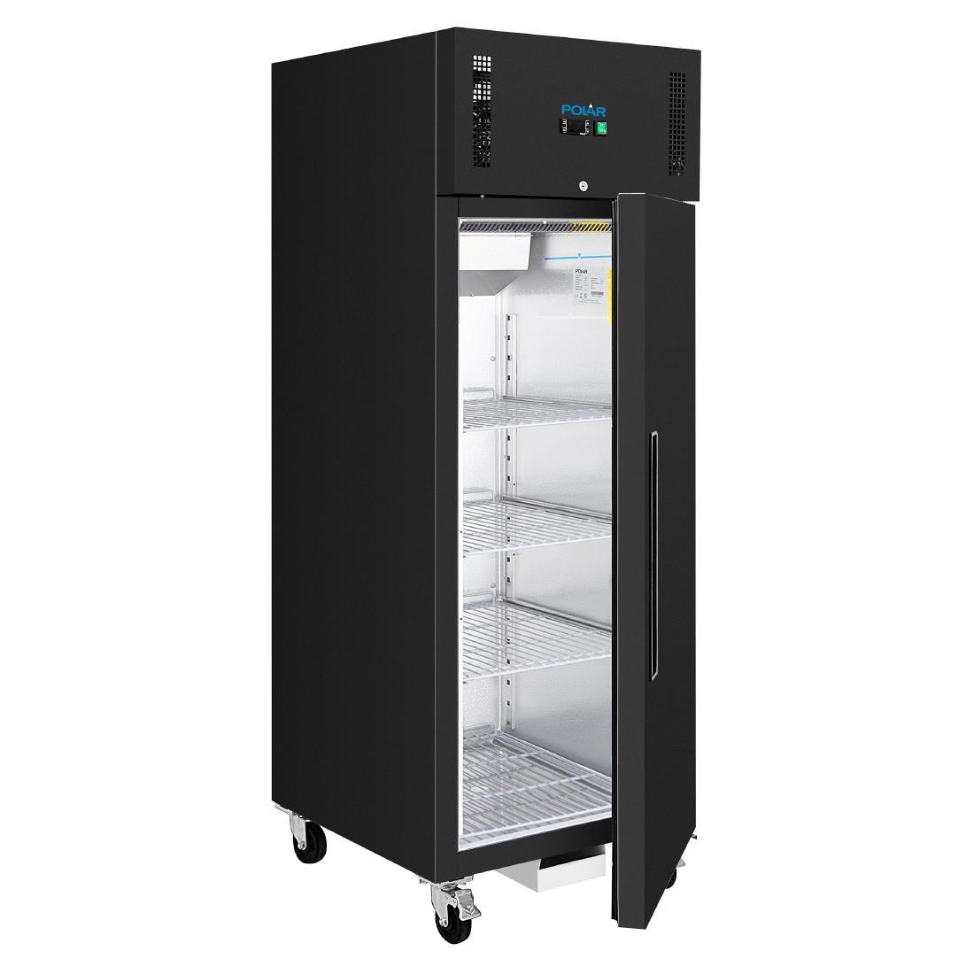 Polar G-Series staande koelkast zwart 537Ltr
