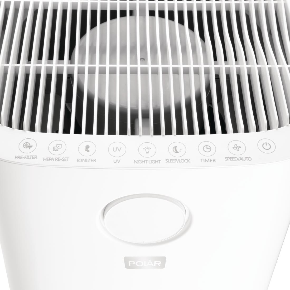 Polar luchtreiniger met HEPA-filter, UVC-lamp en ionisator - 60m2