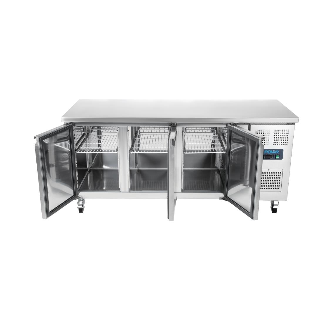 Polar U-serie 3-deurs koelwerkbank 417L