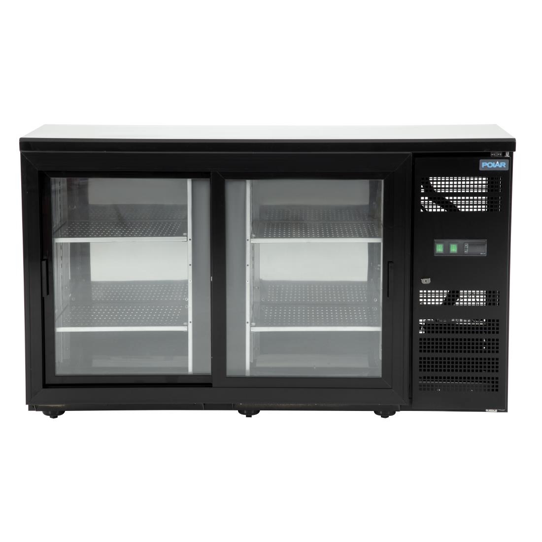 Polar U-serie bardisplay met 2 schuifdeuren