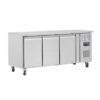 Polar U-Serie Driedubbele Deur Aanrecht Koelkast 417Ltr