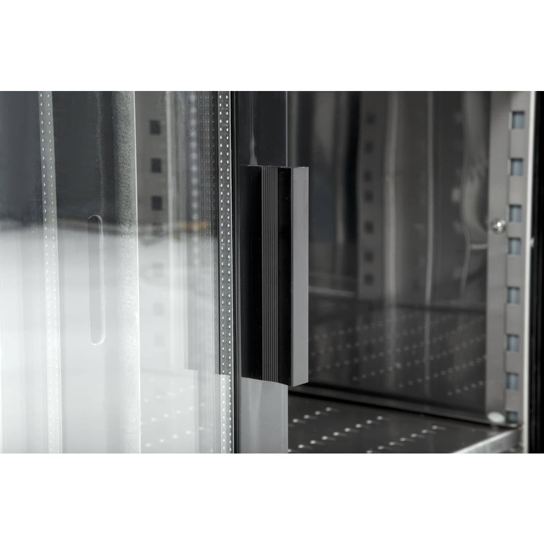 Polar U-serie vier-deurs displaykoeler voor achter de bar