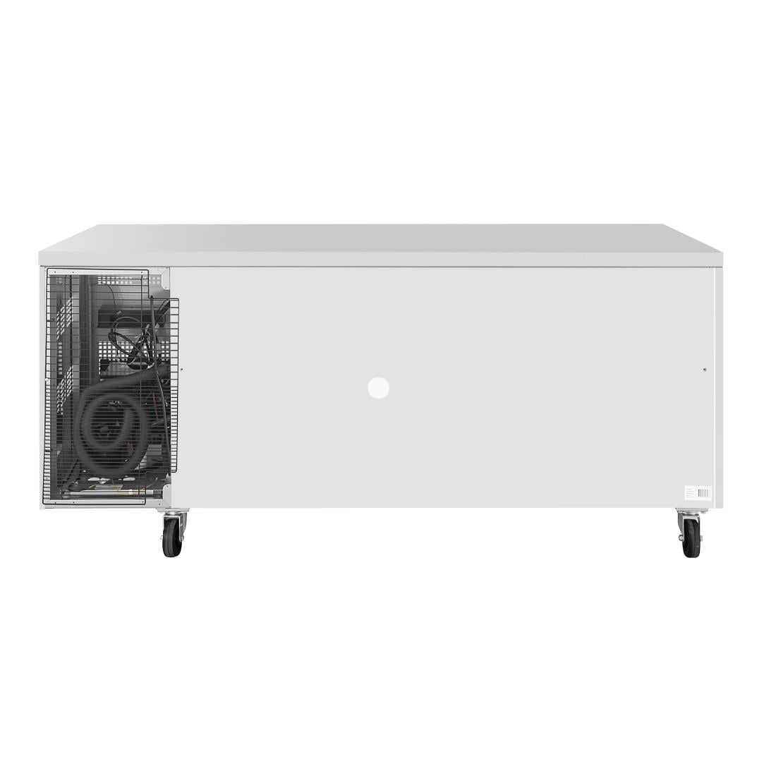 Polar U-Series Drie-deurs smalle koelwerkbank 231Ltr
