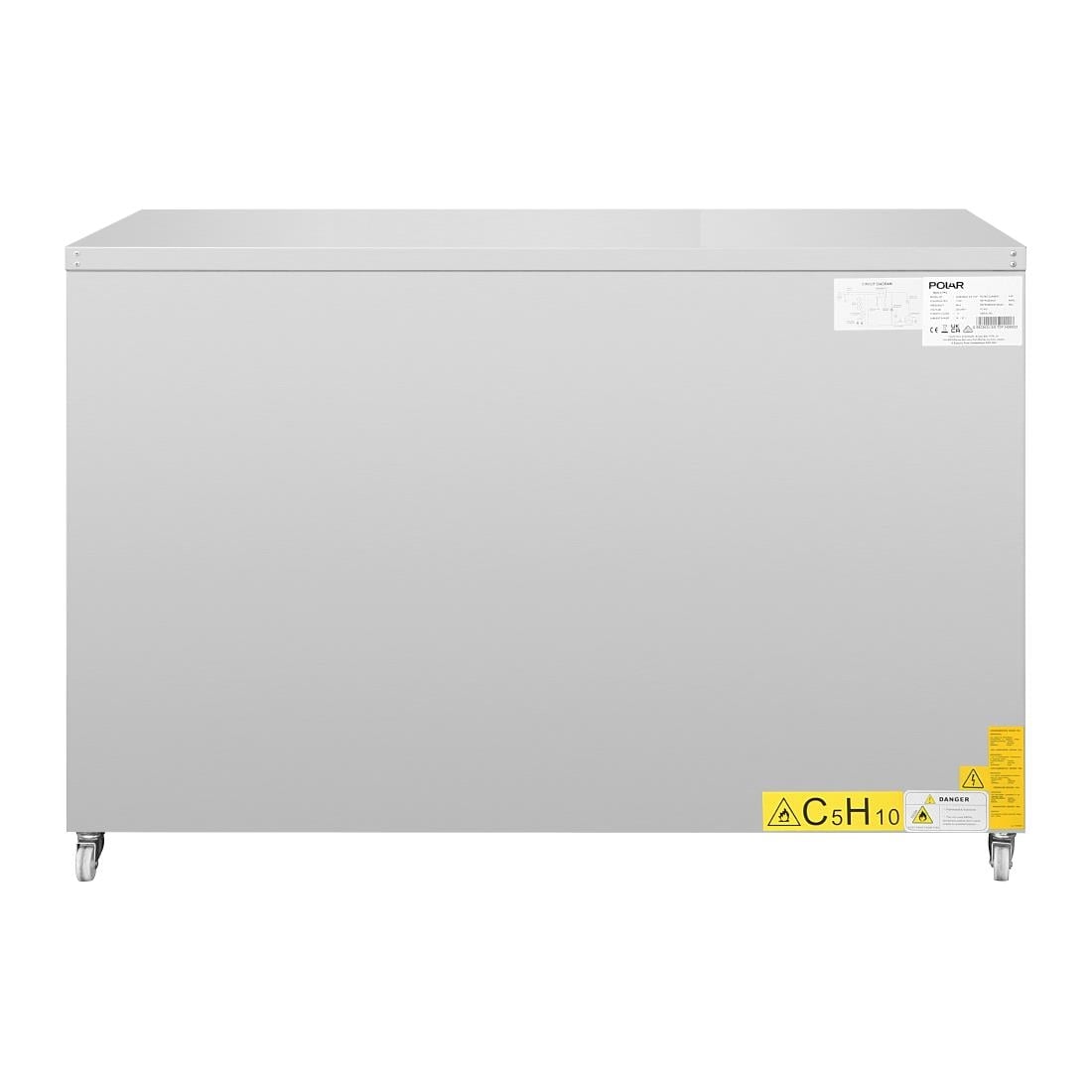 Polar U-Series Geventileerde 3-Deurs Saladette 400Ltr