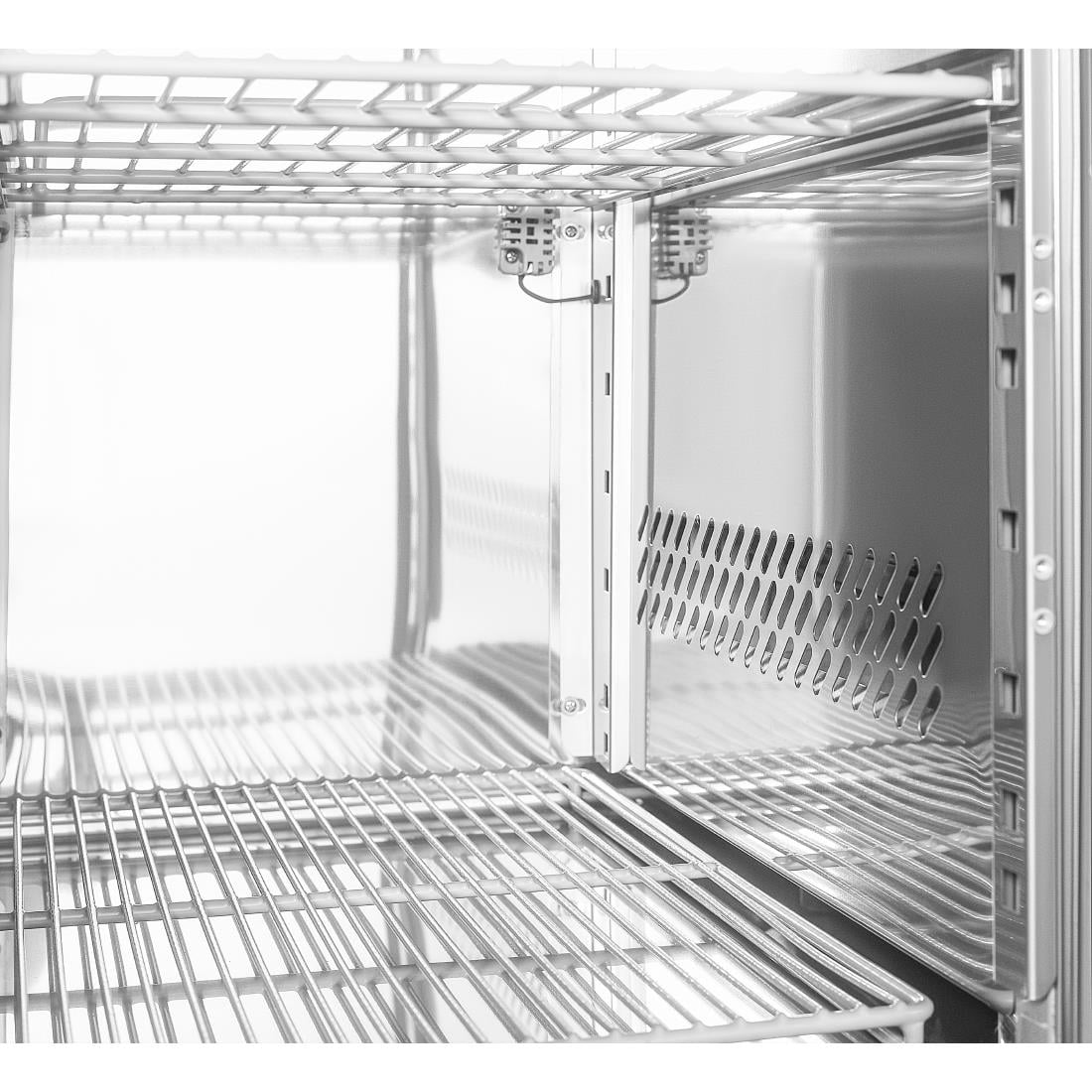 Polar U-Series koelwerkbank 4 lades & 2 deuren