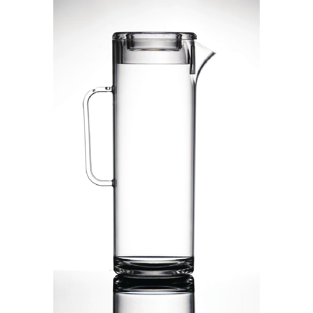 Polycarbonaat kannen met deksels 1,7 liter (4 stuks)