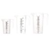 Pro-Measure polypropyleen maatkannen set - 250ml, 500ml & 1Ltr