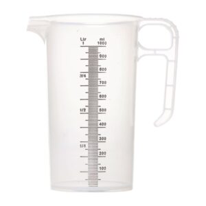 Pro-Measures polypropyleen maatbeker 1000ml