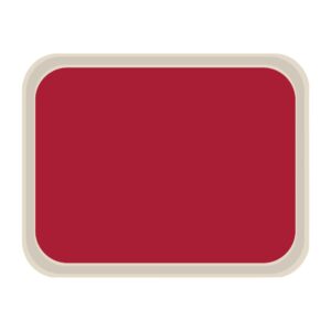 Roltex America polyester dienblad 46 x 36cm rood