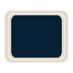 Roltex Original dienblad blauw 32,5 x 26,5cm