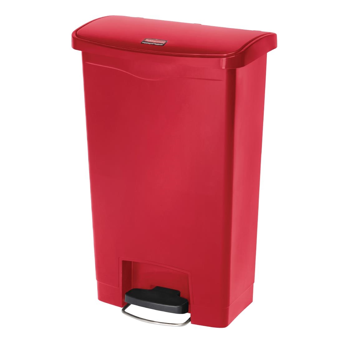 Rubbermaid Slim Jim Front Step pedaalemmer 50Ltr rood