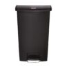 Rubbermaid Slim Jim Front Step pedaalemmer 68Ltr zwart