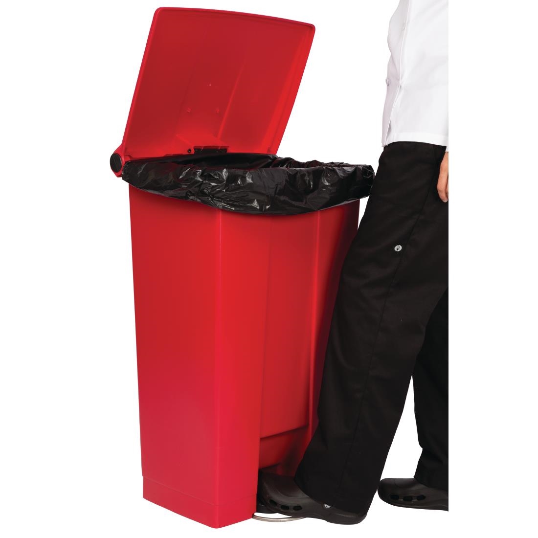Rubbermaid Step-On pedaalemmer rood 87Ltr
