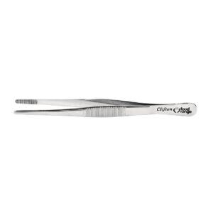 RVS micro pincet met ronde punt 16cm