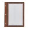 Securit A4 set extra insteekhoezen bruin (5 stuks)