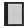 Securit A4 set extra insteekhoezen zwart (5 stuks)