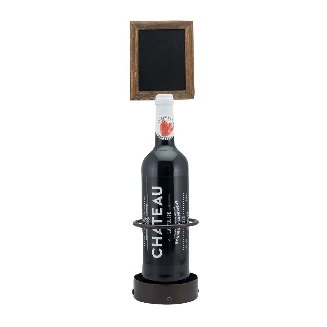 Securit Flessendisplay met krijtbordframes, biedt plaats aan één fles