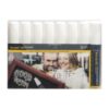 Securit krijtstiften 15mm wit (8 stuks)