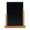Securit tafelkrijtbordje teak 32x27cm