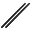 Sier Disposables Refork rechte rietje zwart ø 8 mm / 15cm (100 stuks)