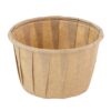 Sier Disposables Souffle bakje (FSC® papier) rond bruin 37ml ø50 x h31mm (200 stuks)
