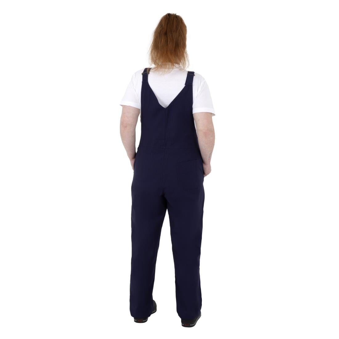 Southside Bib & Brace Katoenen Canvas Tuinbroek Marineblauw XL