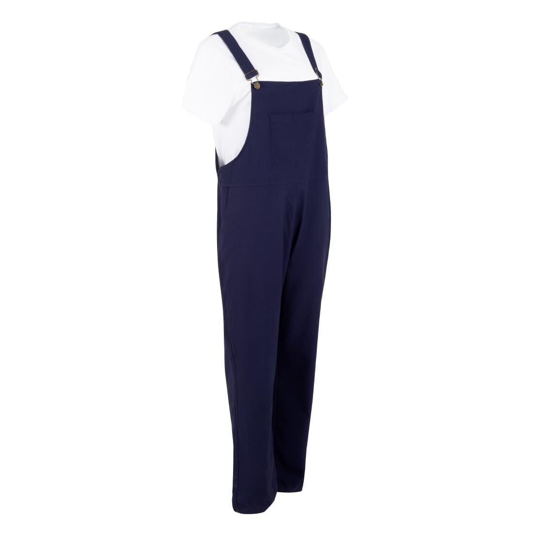 Southside Bib & Brace Katoenen Canvas Tuinbroek Marineblauw XL