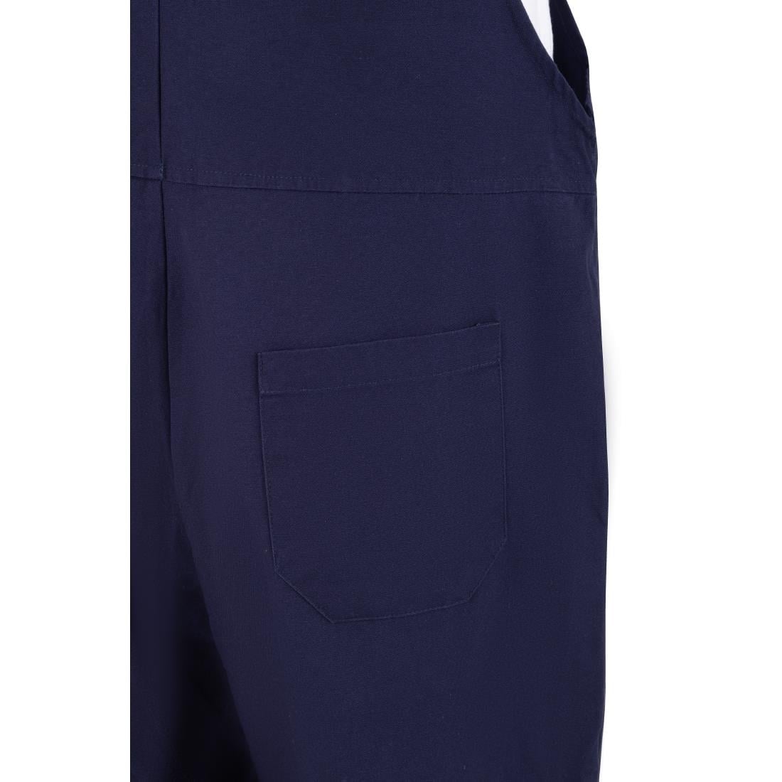Southside Bib & Brace Katoenen Canvas Tuinbroek Marineblauw XL