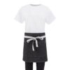 Southside bistroschort zwart denim 40x76cm