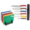 Speciale Aanbieding: Hygiplas LDPE Snijplanken- En Messenset (pakket met 6 snijplanken)