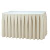 Tafelrok Boxpleat ecru